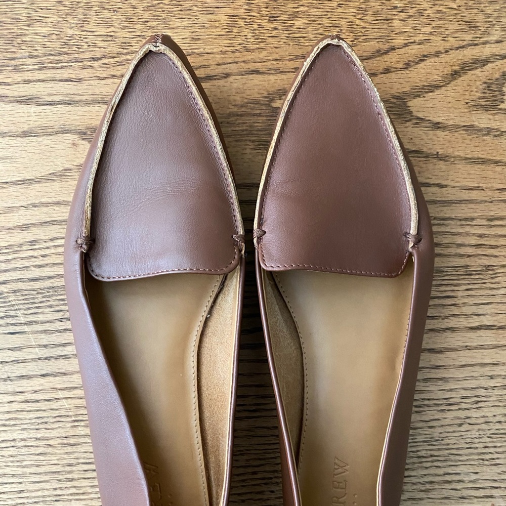 Gently Worn Edie Leather JCrew Loafers size 9